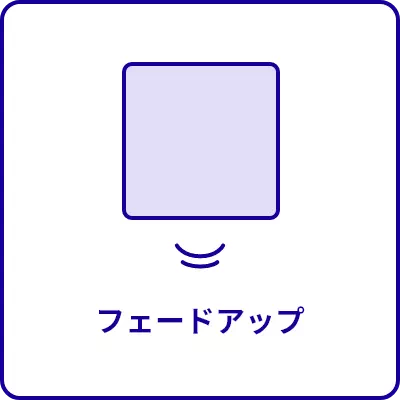 フェードアップ